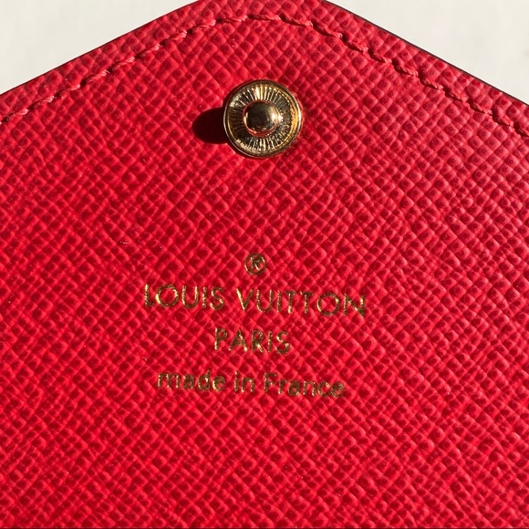 Louis Vuitton Damier Ebene Josephine Wallet Red - Picture 9 of 16